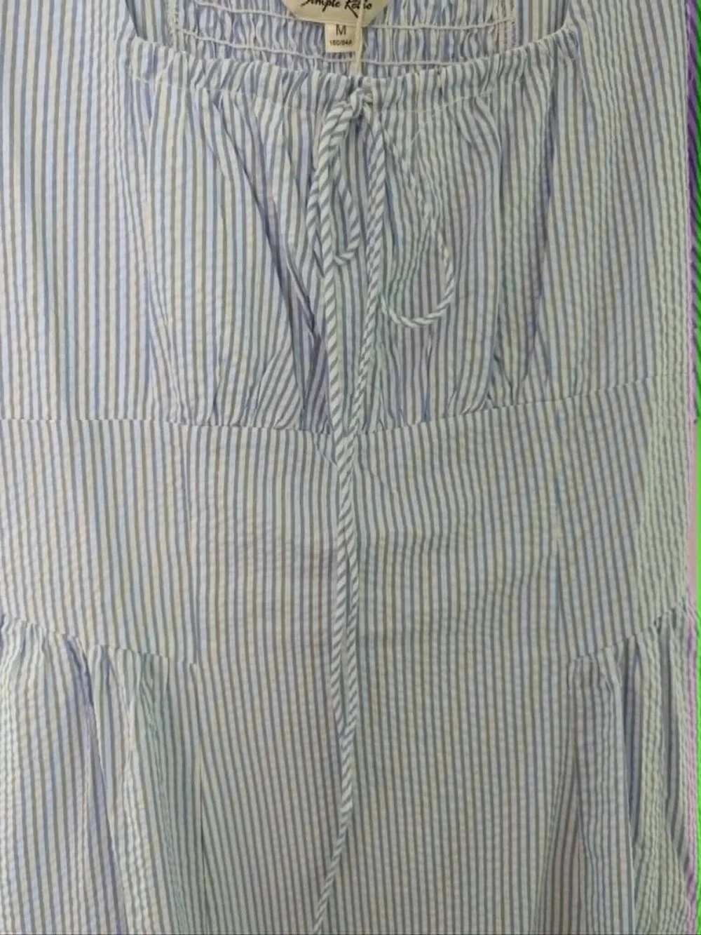 Simple Retro "Maisie French Tie" cotton dress, size M, NWT - Picture 3 of 12